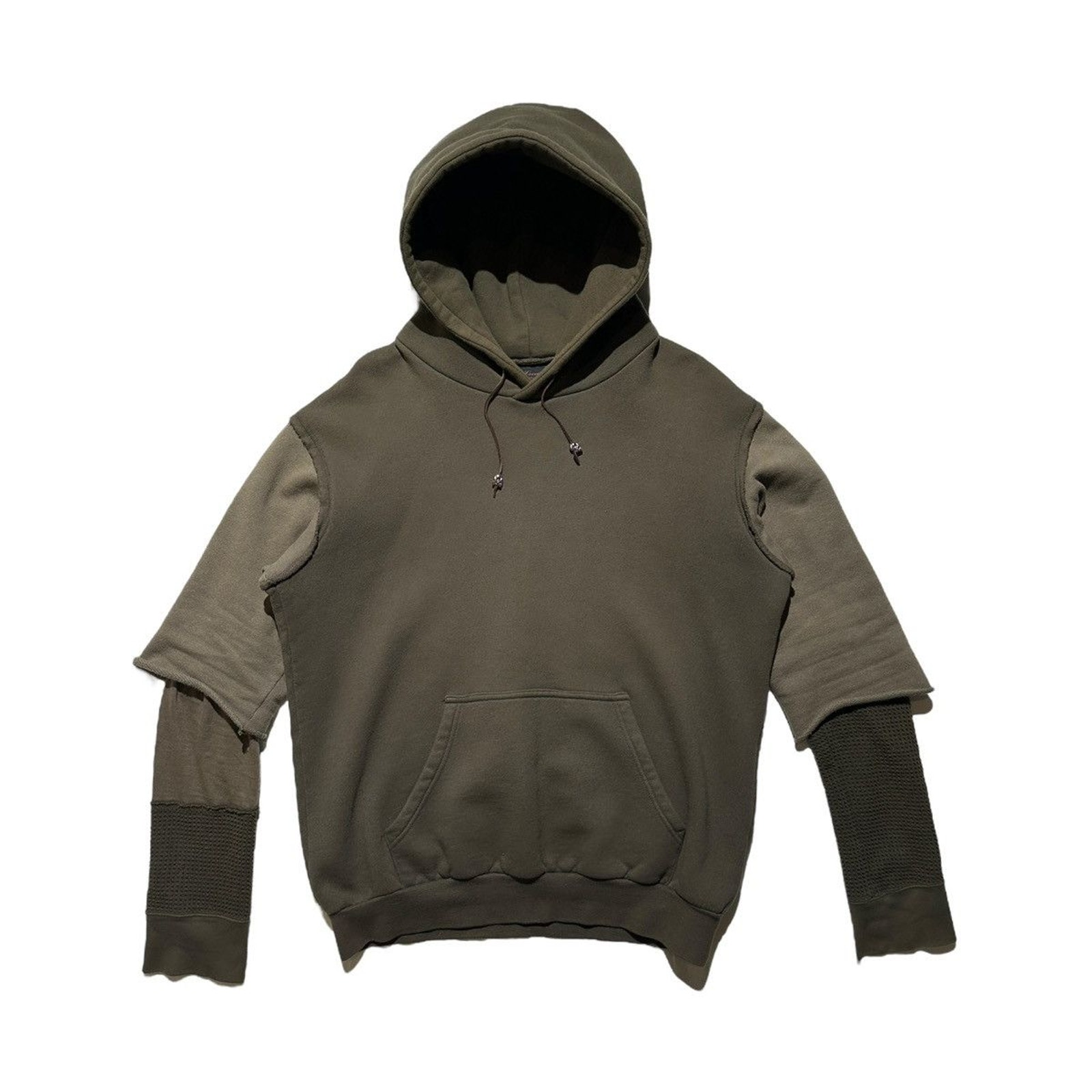 Archive Triple Layered Skull Drawstring Hoodie